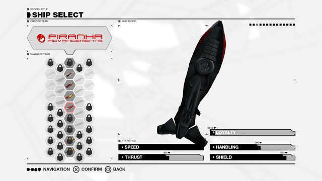 Pir-hana — Ship Select Profile