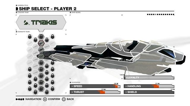 Triakis — Ship Select Profile